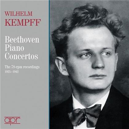 Ludwig van Beethoven (1770-1827) & Wilhelm Kempff - The Beethoven Piano Concertos - Pre-War & Wartime 78-rpm Recordings 1925-1942