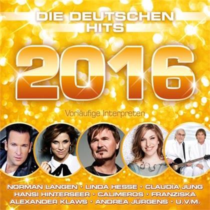 Die Deutschen Hits - Various 2016 (2 CDs)