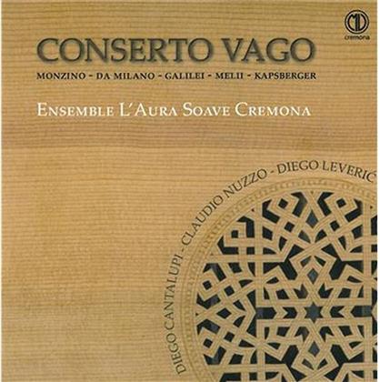 Ensemble L'Aura Soave Cremona, Monzino, Francesco Canova Da Milano (1493-1543), Michelangelo Galilei (1575?-1631), Melii, … - Conserto Vago