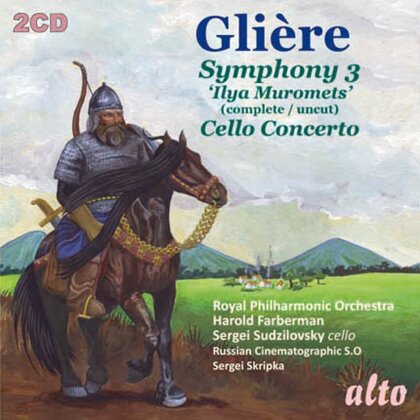 Reinhold Glière (1875-1956), Harold Farberman, Sergei Skripka, Sergei Sudzilovsky, … - Symphony No.3, Cello Concerto