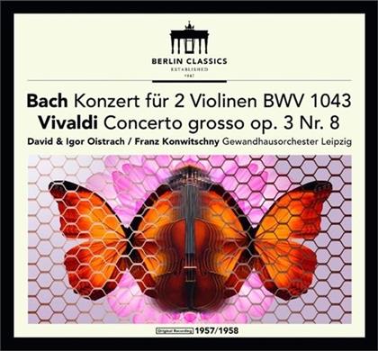 David Oistrakh, Franz Konwitschny, Johann Sebastian Bach (1685-1750), Antonio Vivaldi (1678-1741) & César Franck (1822-1890) - Violinkonzerte