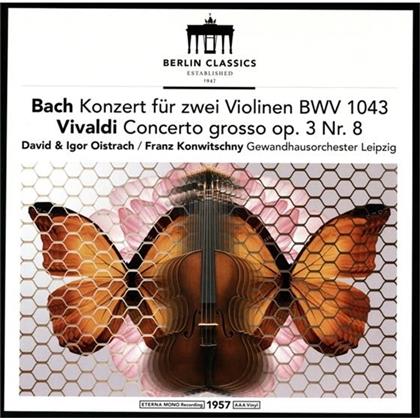 David Oistrakh, Franz Konwitschny, Johann Sebastian Bach (1685-1750), Antonio Vivaldi (1678-1741) & César Franck (1822-1890) - Violinkonzerte (LP)