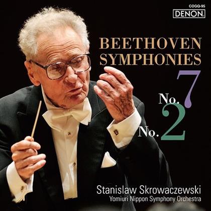 Stanislaw Skrowaczewski, Ludwig van Beethoven (1770-1827) & Yomiuri Nippon Symphony Orchestra - Symphony No. 2, No. 7 (Japan Edition)