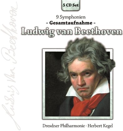 Ludwig van Beethoven (1770-1827), Herbert Kegel & Dresdner Philharmonie - Gesamtaufnahme 9 Symphonien (5 CDs)