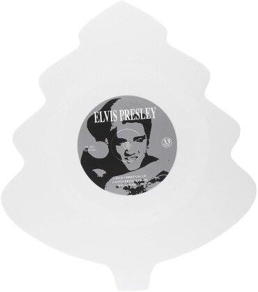 Elvis Presley - Blue Christmas - White Xmas Tree Shaped Vinyl (Colored, 12" Maxi)