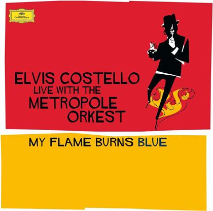 Elvis Costello - My Flame Burns Blue Live - Blue Vinyl (Colored, 2 LPs + Digital Copy)