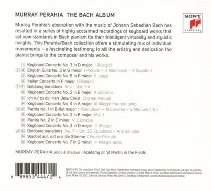 Murray Perahia & Johann Sebastian Bach (1685-1750) - Murray Perahia - The Bach Album