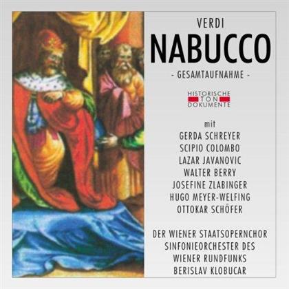 Wiener Staatsopernchor, Scipio Colombo, Gerda Schreyer, Lazar Javanovic, Walter Berry, … - Nabucco - Wien 1955 (2 CDs)