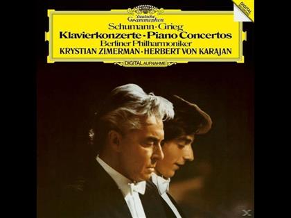 Robert Schumann (1810-1856), Edvard Grieg (1843-1907), Herbert von Karajan, Krystian Zimerman & Berliner Philharmoniker - Piano Concertos (LP + Digital Copy)