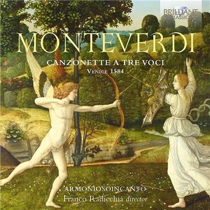 Claudio Monteverdi (1567-1643), Radicchia Franco & Armoniosoincanto - Canzonette A Tre Voci - Venice 1584