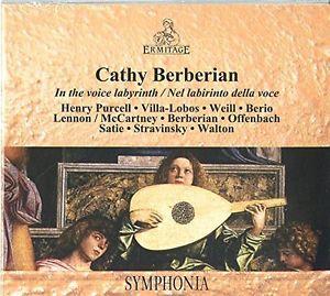 Cathy Berberian, Sir William Walton (1902-1983), Henry Purcell (1659-1695), Heitor Villa-Lobos (1887-1959), Kurt Weill (1900-1950), … - In The Voice Labyrinth / Nel labirinto della voce
