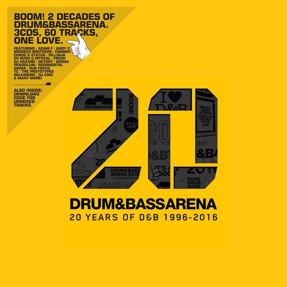 Drum Bass Arena 20 Years 3 Cds Cede Com