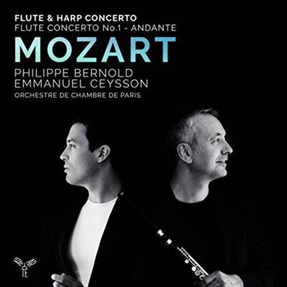 Wolfgang Amadeus Mozart (1756-1791), Philippe Bernold, Emmanuel Ceysson & Orchestre de Chambre de Paris - Flute & Harp Concerto