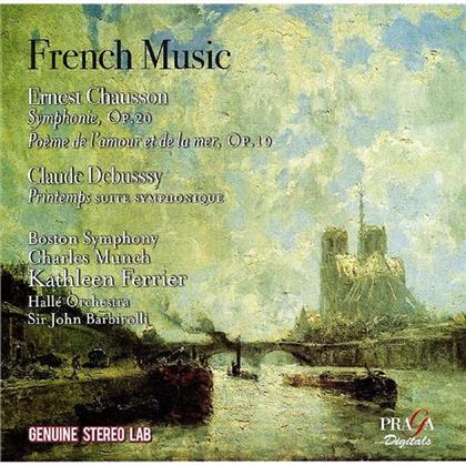 Kathleen Ferrier, Sir John Barbirolli, Ernest Chausson (1855-1899), Charles Munch, Boston Symphony, … - French Music - Symphonie Op. 20, Printemps (Suite Symphonique)