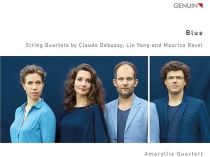 Amaryllis Quartett, Claude Debussy (1862-1918), Lin Yang (*1982) & Maurice Ravel (1875-1937) - Blue - Streichquartette