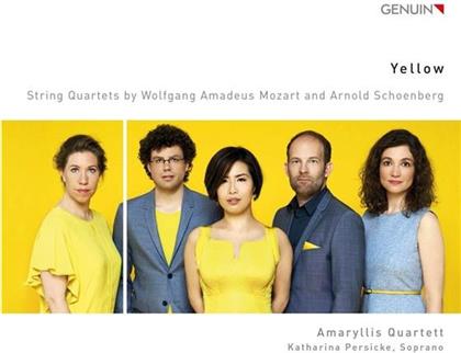 Amaryllis Quartett, Wolfgang Amadeus Mozart (1756-1791) & Arnold Schönberg (1874-1951) - Yellow - String Quartets by Mozart and Schönberg (2 CDs)