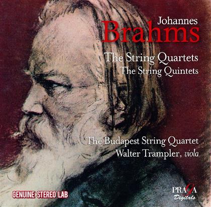 Trampler, Budapest String Quartet & Johannes Brahms (1833-1897) - The String Quartets