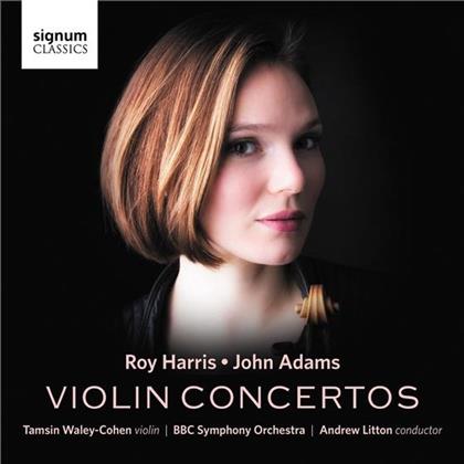 Roy Harris, John Adams (1735-1826), Sir Andrew Litton, Tamsin Waley-Cohen & BBC Symphony Orchestra - Violin Concertos