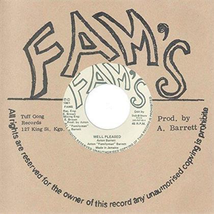 Aston Barrett & Family Man - Well Pleased - 7 Inch (7" Single)