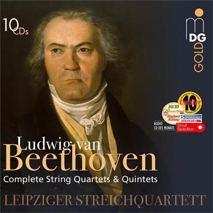 Ludwig van Beethoven (1770-1827) - Complete String Quartets - MDG Gold (10 CDs)