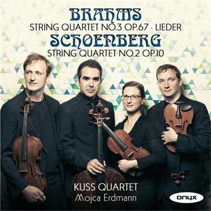 Kuss Quartet, Johannes Brahms (1833-1897), Arnold Schönberg (1874-1951) & Mojca Erdmann - Streichquartett 3 Op.67/S