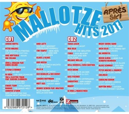 Mallotze Hits - Apres Ski 2017 (2 CD)