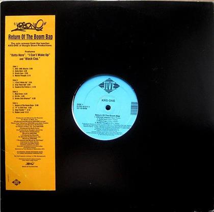Krs-One - Return Of The Boom Bap - LP + 7 Inch Vinyl (LP + 7" Single)