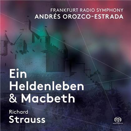 Richard Strauss (1864-1949), Andre Orozco-Estrada & Frankfurt Radio Symphony - Ein Heldenleben op.40 / Macbeth op.23 (SACD)