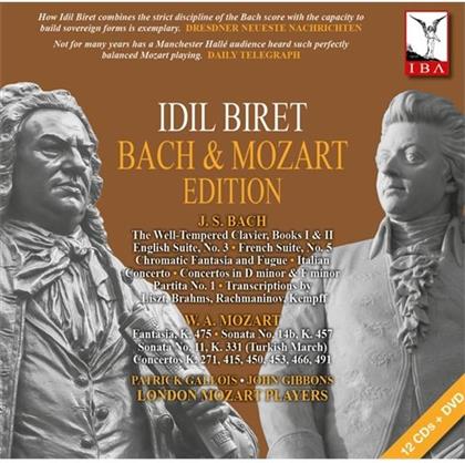 Idil Biret, Patrick Gallois, John Gibbons, London Mozart Players, … - Bach & Mozart Edition (12 CDs + DVD)