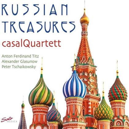 Casal Quartett - Russian Treasures: Titz, Glazunov, Tchaikovsky