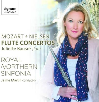 Wolfgang Amadeus Mozart (1756-1791), Carl August Nielsen (1865-1931), Jaime Martin, Juliette Bausor & Royal Northern Sinfonia - Flute Concertos