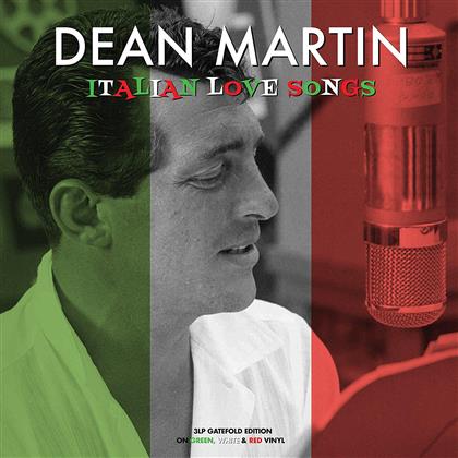 Dean Martin - Italian Love Songs - Not Now Records, Green White Red Vinyl (Colored, 3 LPs)