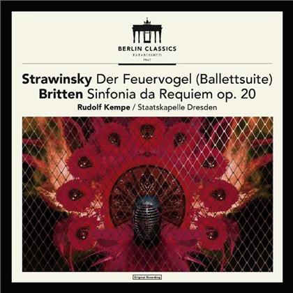 Rudolf Kempe, Igor Strawinsky (1882-1971), Sir Benjamin Britten (1913-1976) & Sächsische Staatskapelle Dresden - Der Feuervogel / Sinfonia Da Requiem op 20