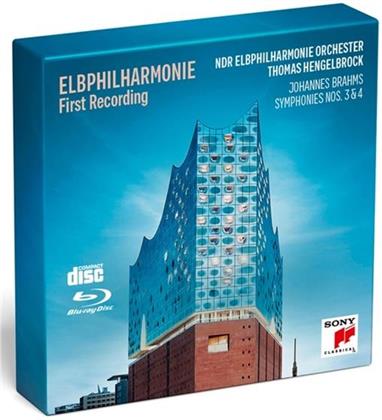 Thomas Hengelbrock, Johannes Brahms (1833-1897) & NDR Elbphilharmonie Orchester - Sinfonien Nr.3 & 4 (Édition Deluxe, CD + Blu-ray)