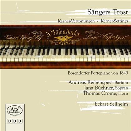 Eckart Sellheim, Jana Büchner, Reibenspies Andreas / Sellheim Eckart & Thomas Chrome - Sängers Trost - Kerner-Vertonungen - Bösendorfer Fortepiano von 1849