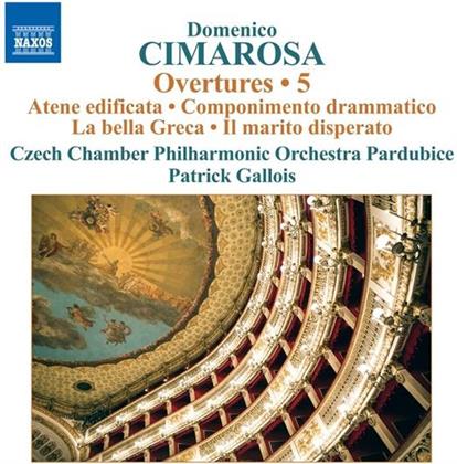 Patrick Gallois, Domenico Cimarosa (1749-1801) & Czech Chamber Philharmonic Orchestra - Overtures Vol.5