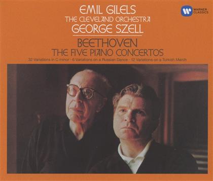 Emil Gilels - Piano Concertos 1-5 (3 CDs)
