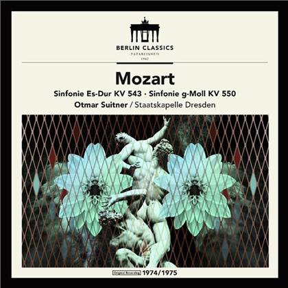 Wolfgang Amadeus Mozart (1756-1791), Otmar Suitner & Sächsische Staatskapelle Dresden - Sinfonie Es-Dur KV 543, Sinfonie g-Moll KV 550 (LP)