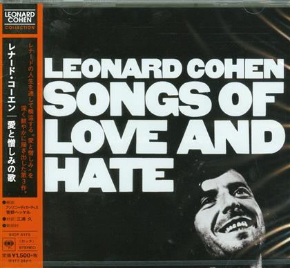 Leonard Cohen - Songs Of Love And Hate - Reissue, + Bonustrack (Japan Edition)