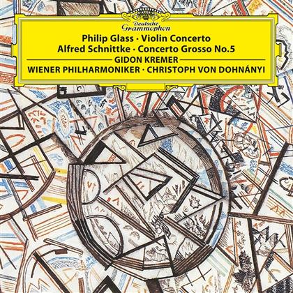 Philip Glass (*1937), Alfred Schnittke (1934-1998), Christoph von Dohnanyi, Gidon Kremer & Wiener Philharmoniker - Violin Concerto, Concerto Grosso No. 5 (LP + Digital Copy)