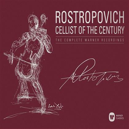 Mstislav Rostropovitsch - Rostropowitsch-Edition - Cellist of the Century - Deluxe (40 CDs + 3 DVDs)