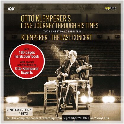 Otto Klemperer - Long Journey Through His Times - Klemperer The Last Concert - Two Films By Philo Bregstein - Limited Edition (2 DVDs + 2 LPs)