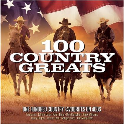 One Hundred Country Favourites - Various - Not Now Records (4 CDs)