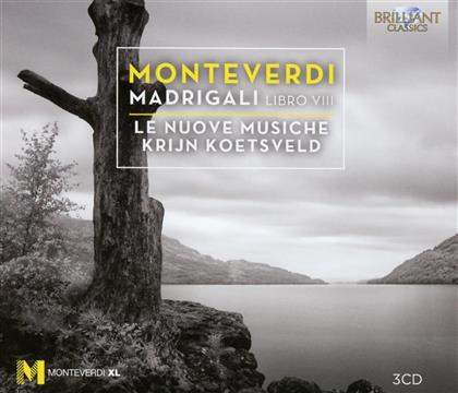 Claudio Monteverdi (1567-1643), Krijn Koetsveld & Le Nuove Musiche - Madrigals Book VIII (3 CDs)