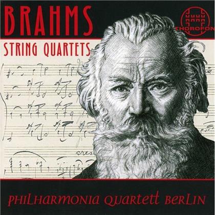 Philharmonia Quartett Berlin & Johannes Brahms (1833-1897) - Die Streichquartette 1-3 (2 CDs)