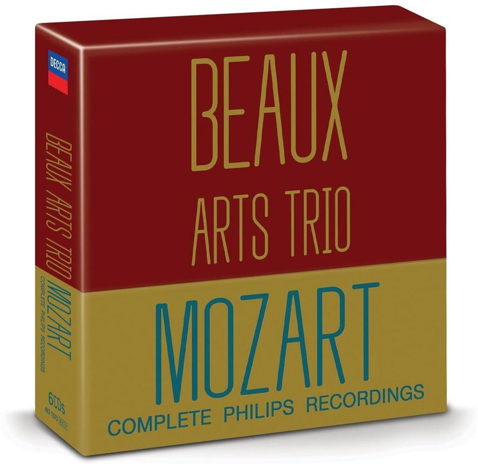 Wolfgang Amadeus Mozart (1756-1791) & Beaux Arts Trio - Complete Piano Trios, Clarinet Trio Kegelstatt (6 CDs)