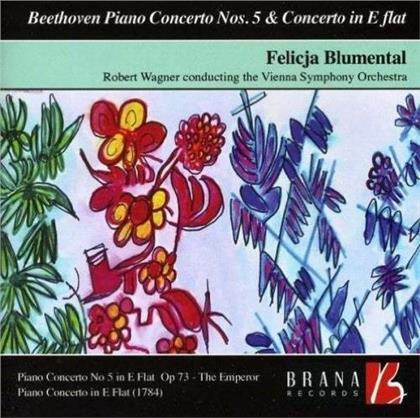 Felicja Blumental & Ludwig van Beethoven (1770-1827) - Piano Concertos No.5 & 6