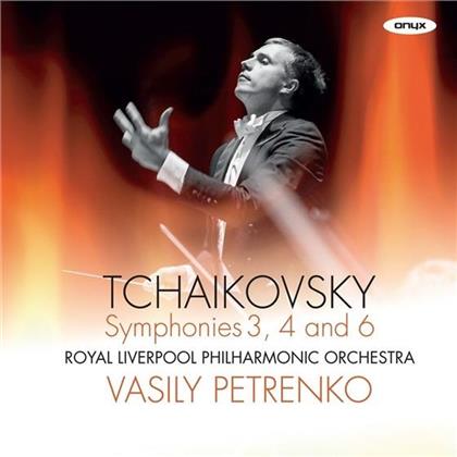 Vasily Petrenko, Peter Iljitsch Tschaikowsky (1840-1893) & Royal Liverpool Philharmonic Orchestra - Symphonies Nos 3 & 4 & 6 (2 CDs)