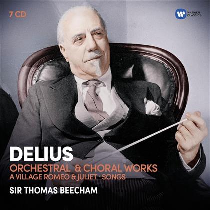 Frederick Delius (1862-1934), Sir Thomas Beecham, The Royal Philharmonic Orchestra & The London Philharmonic Orchestra - Orchestral & Choral Works - A Village romeo & Juliet - Songs (7 CDs)