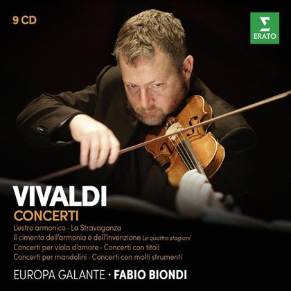 Orchestra Europa Galante, Antonio Vivaldi (1678-1741) & Fabio Biondi - Concerti (9 CDs)